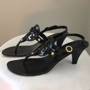 Black Tory Burch “Holly” Sandals